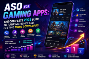 ASO for Gaming Apps: The Complete 2026 Guide to Ranking Higher and Getting More Downloads